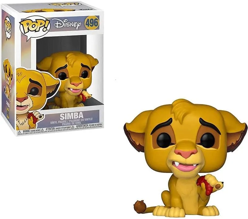 Funko Pop! Cartoon Animation: Disney - Lion King - Simba With Grub #496